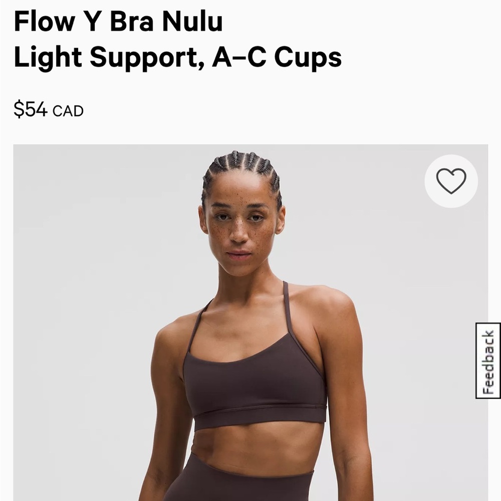 Brand new: Flow Y Bra Nulu